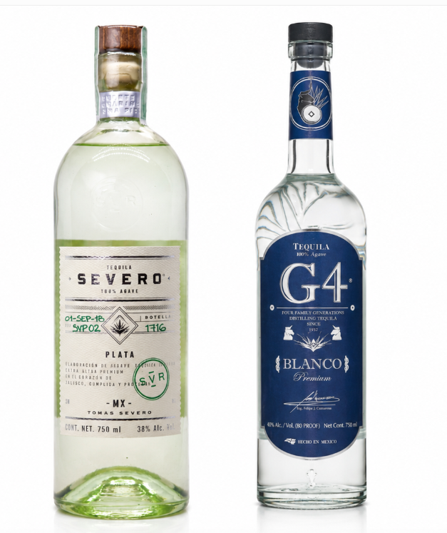 G4 Blanco Tequila+ SEVERO TEQUILA PLATA