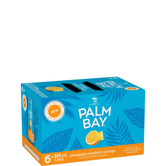 PALM BAY PINEAPPLE MANDARIN ORANGE NM 6PACK
