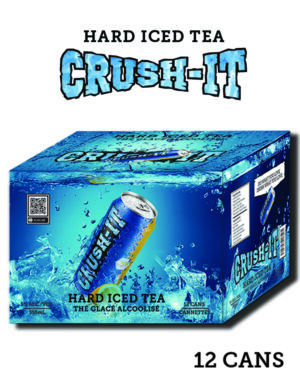 CRUSH-IT HARD ICED TEA 12 PACK 355ML 5%ALC.