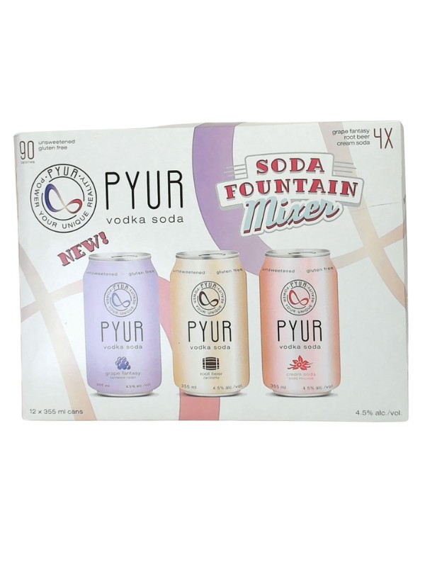 PYUR FOUNTAIN MIXER #2  12PACK  4.5%ALC.