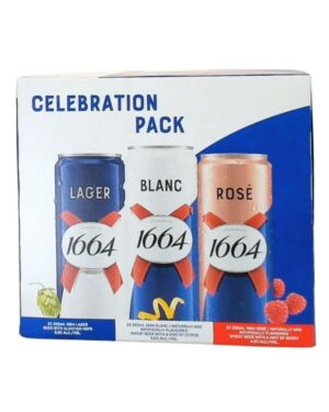 KRONENBOURG 1664 CELEBRATION MIXER 6 PACK  355ML 4.83%ALC.