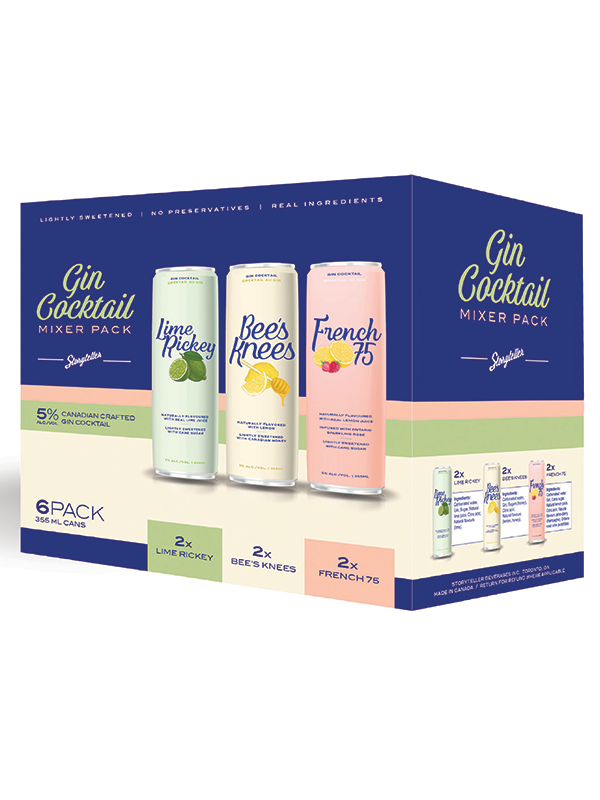 STORYTELLER GIN MIXER 6 PACK 355ML 5%ALC.