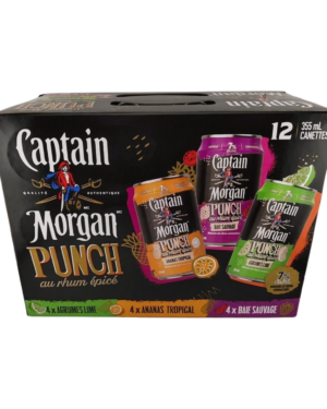 CAPTAIN MORGAN RUM PUNCH VARIETY 12 PACK 7%ALC.