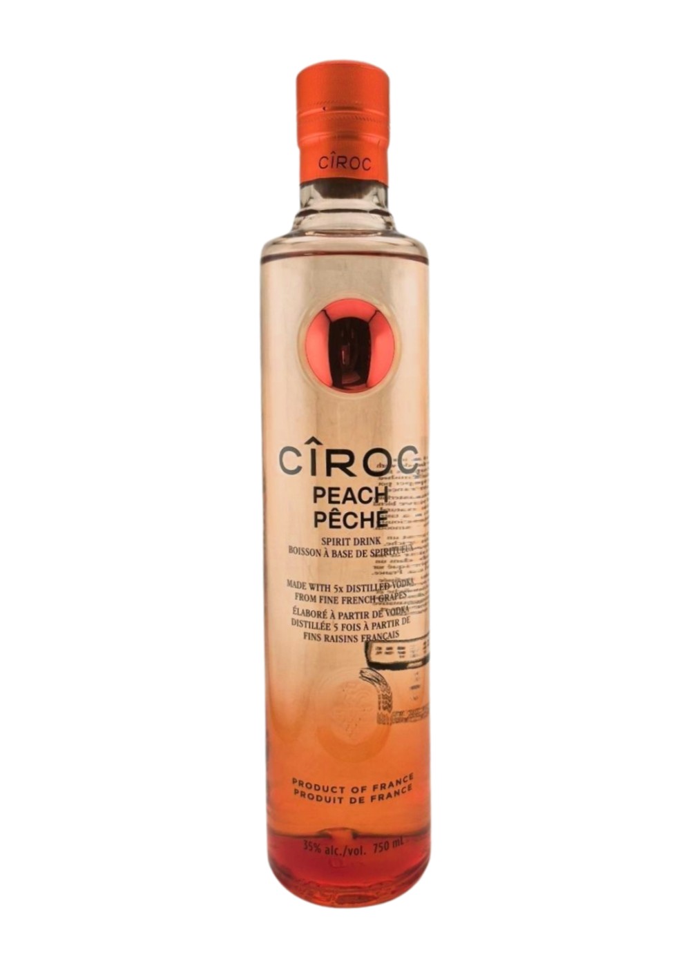 CIROC PEACH 750ML 35%ALC.