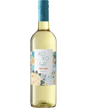 XOXO PINOT GRIGIO LIGHT 750ML 8%ALC.