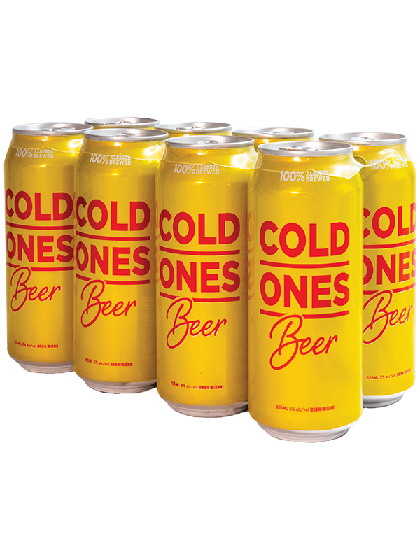 COLD ONES BEER (CLS) 8PACK 355ML 5%ALC.