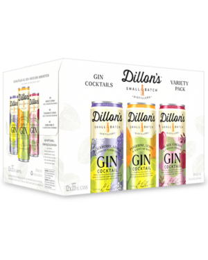 DILLON'S GIN VARIETY 12 PACK 355ML 5%ALC.