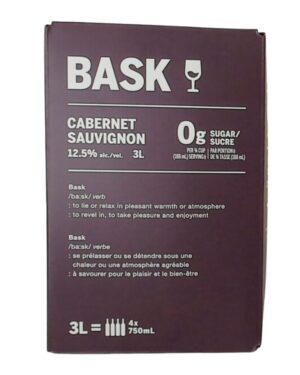 BASK CABERNET SAUVIGNON 3L 12.5%ALC.
