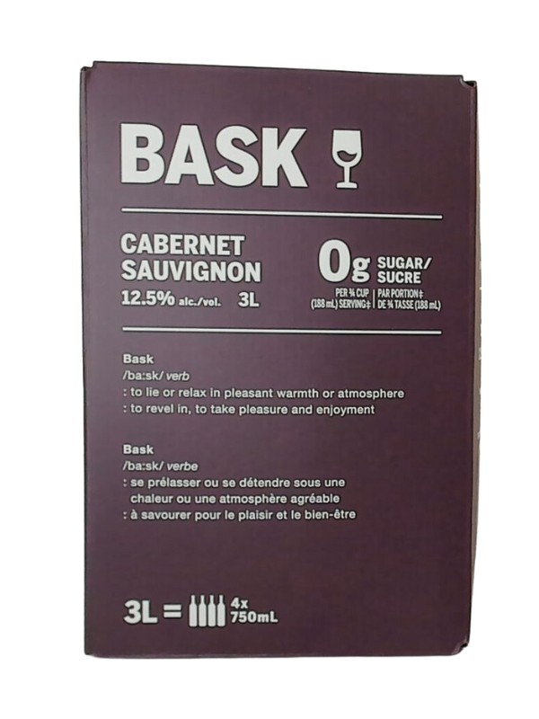 BASK CABERNET SAUVIGNON 3L 12.5%ALC.