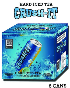 CRUSH-IT HARD ICED TEA 355ML 5%ALC