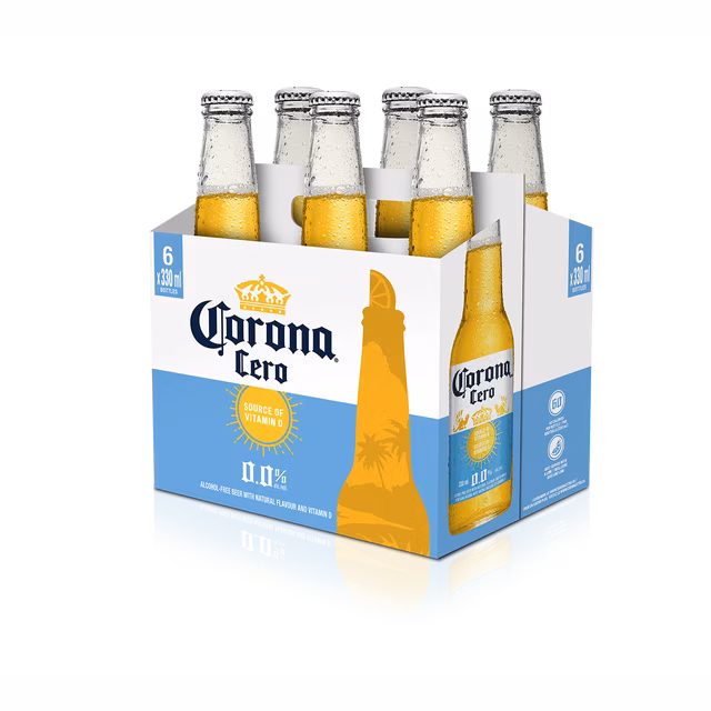 Corona Cero Non-alcohol 330 mL bottles