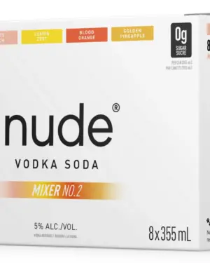 Nude Vodka Soda - RTD Mixer No. 2 - Can 355ml - 8 PAK