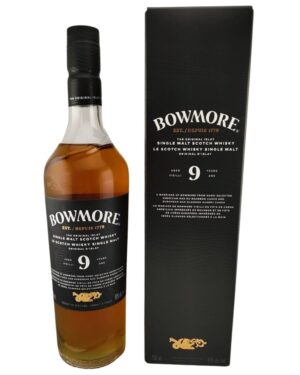 BOWMORE 9 YEAR OLD 750ML 40%ALC.