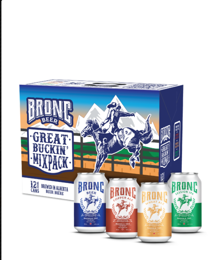 BRONC GREAT BUCKIN' MIXPACK 12X355ML CLS