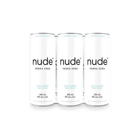 Nude Vodka Soda - RTD Arctic Berry Can 355ml