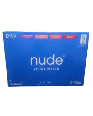 Nude Vodka Water - RTD Mixed - 12 Pack