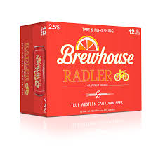 GW BREWHOUSE RADLER, 355ML 12UC CAN