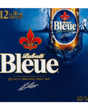 BLUE 341ML 12 BTL
