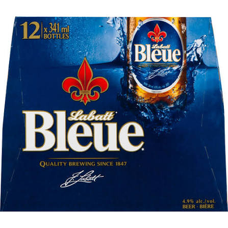 BLUE 341ML 12 BTL
