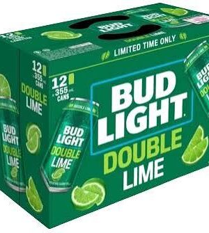 BUD LIGHT DOUBLE LIME, 355ML 12UC CAN