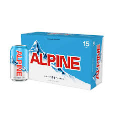 ALPINE LAGER, 355ML 15UC CAN