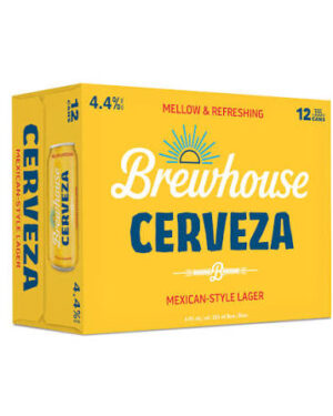 GW BREWHOUSE CERVEZA, 355ML 12UC CAN
