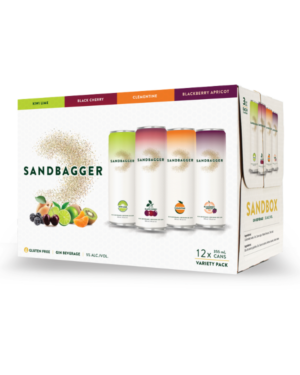 SANDBAGGER SANDBOX GIN VARIETY PK 12X355ML 5%ALC