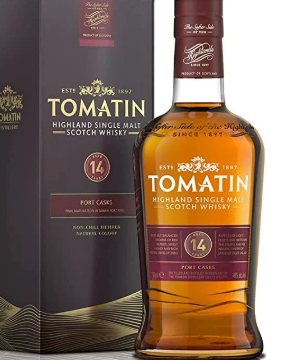 TOMATIN 14 YEAR PORT WOOD FINISH 46%